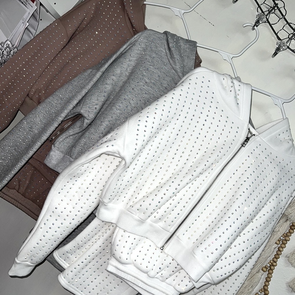 Embellished Sweat Sets